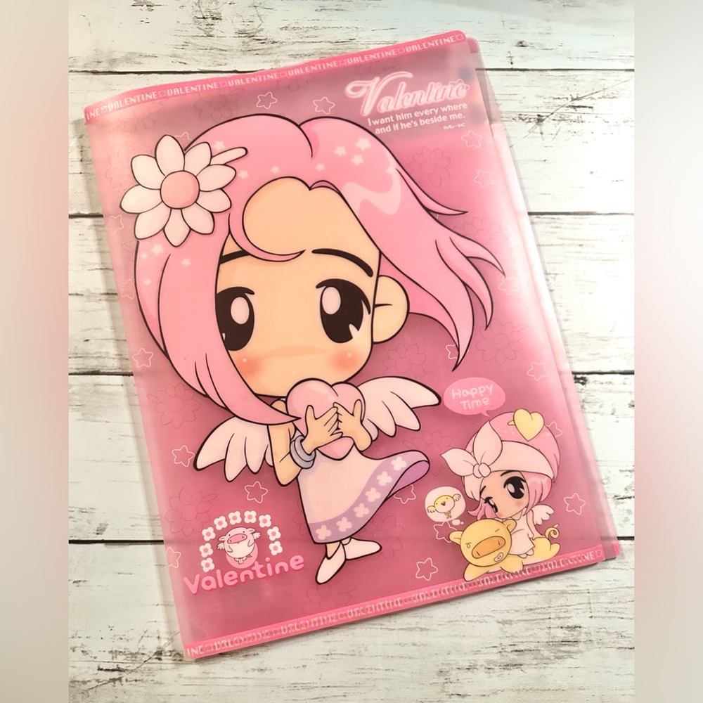 🌺SOLD🌺 Vintage Korean stationery large file folder